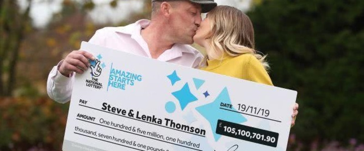 Steve y Lenka Thomson, de Reino Unido, son los ganadores del noveno bote más grande en la historia del Euromillones