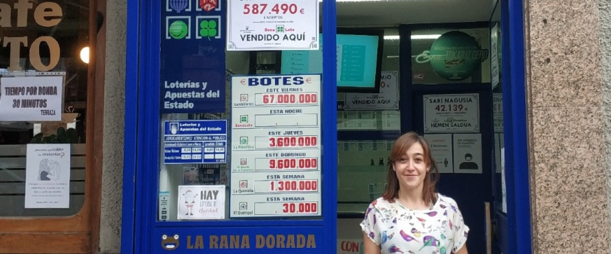 La Bonoloto entrega un bote de 587.490 euros en Bilbao