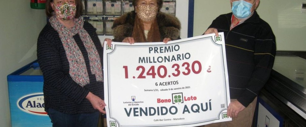 La Bonoloto reparte un bote de 1.240.329 euros en Castro de Rei