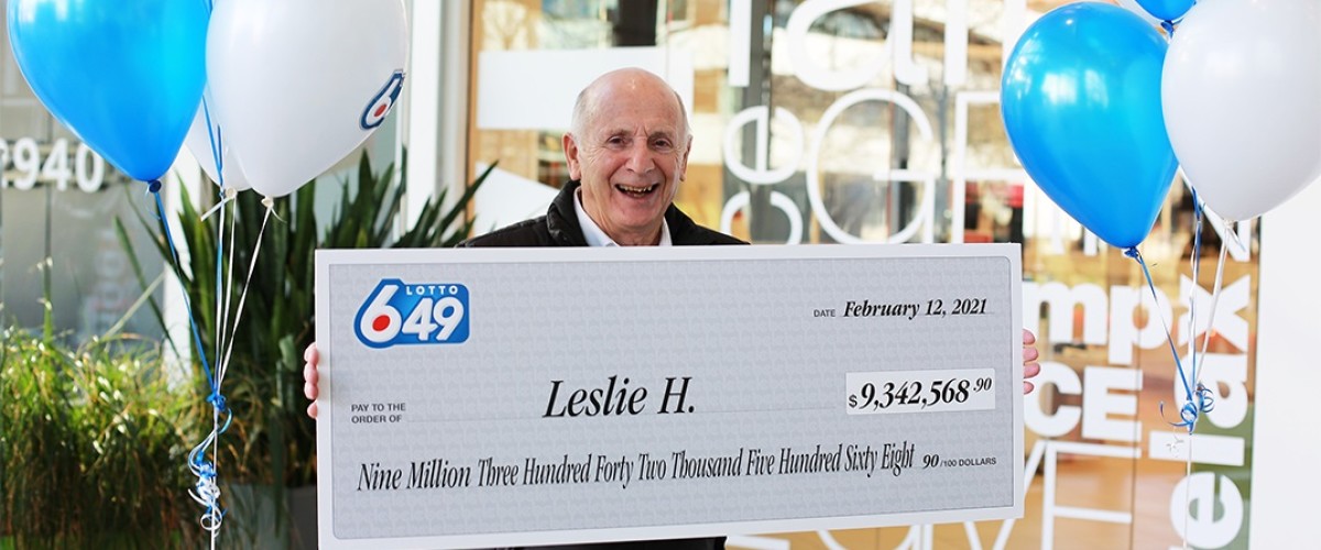 Un hombre de West Vancouver gana 9.3 millones de dólares en la Lotto 649 canadiense