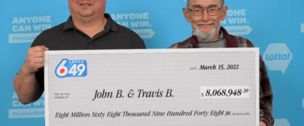 John y Travis Bonner, de Chilliwack, ganan 8 millones de dólares en la Lotto 6/49