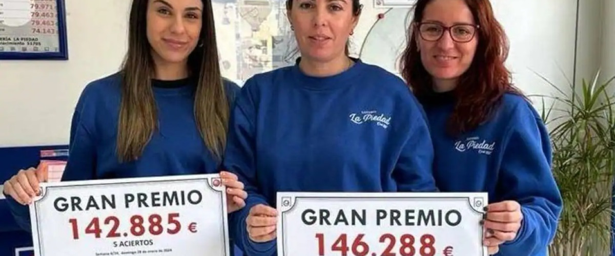 Un malagueño logra 142.885 euros en El Gordo de la Primitiva