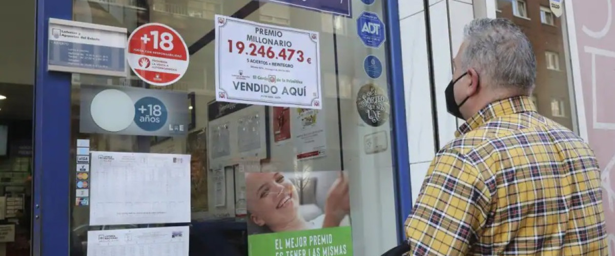 Un segundo premio de 170.649 euros de El Gordo de la Primitiva aterriza en Zaragoza