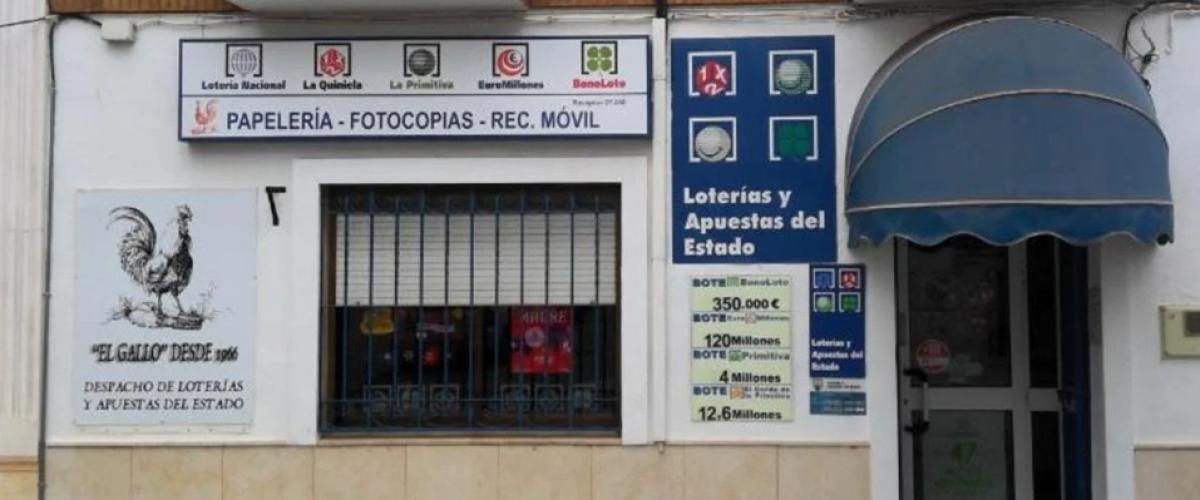 Un vecino de La Carlota (Córdoba) gana más de 120.000 euros en la Bonoloto